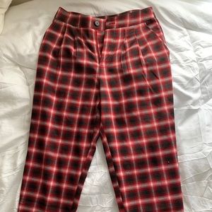 Plaid forever 21 pants